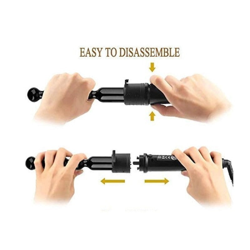 💇‍♀️✨ 4 In 1 Hair Curler & Styling Tool – Curl, Straighten, Wave & Volume Hair Styler 🔥💖 - 💇‍♀️✨ أداة تصفيف الشعر 4 في 1 - لتجعيد الشعر، وتمليسه، ومنحه تموجات، وزيادة كثافته 🔥💖