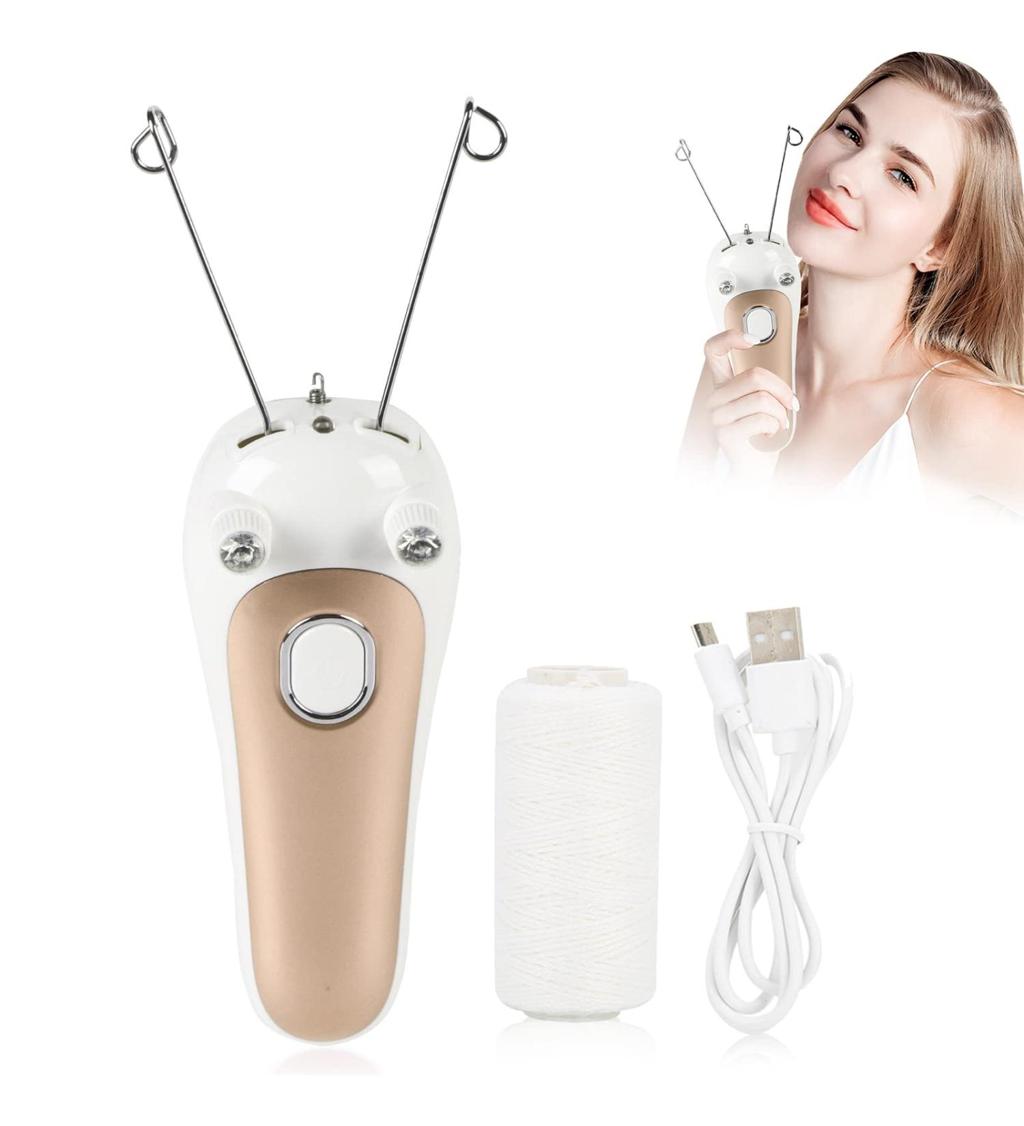 💖✨ Haohan HB-22 Rechargeable Threading Machine – Electric Facial Hair Removal Threading Epilator 🌸🔋
