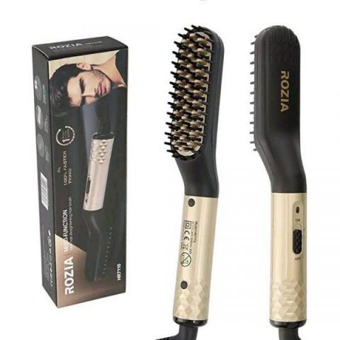 Rozia HR-7110 Beard & Hair Straightening Brush - فرشاة فرد اللحية والشعر روزيا HR-7110