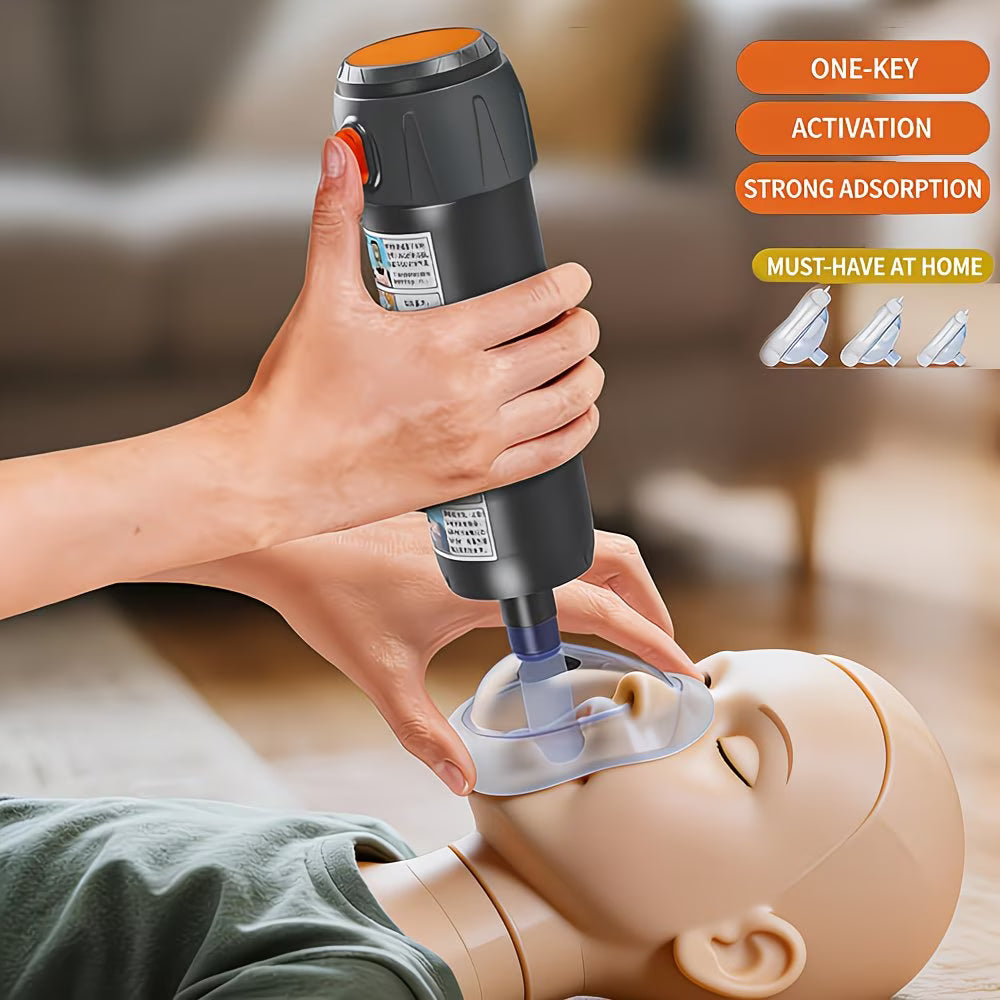 🚨 Anti-Choking Rescue Device with One-Button Operation - 🚨 جهاز إنقاذ ضد الاختناق يعمل بزر واحد