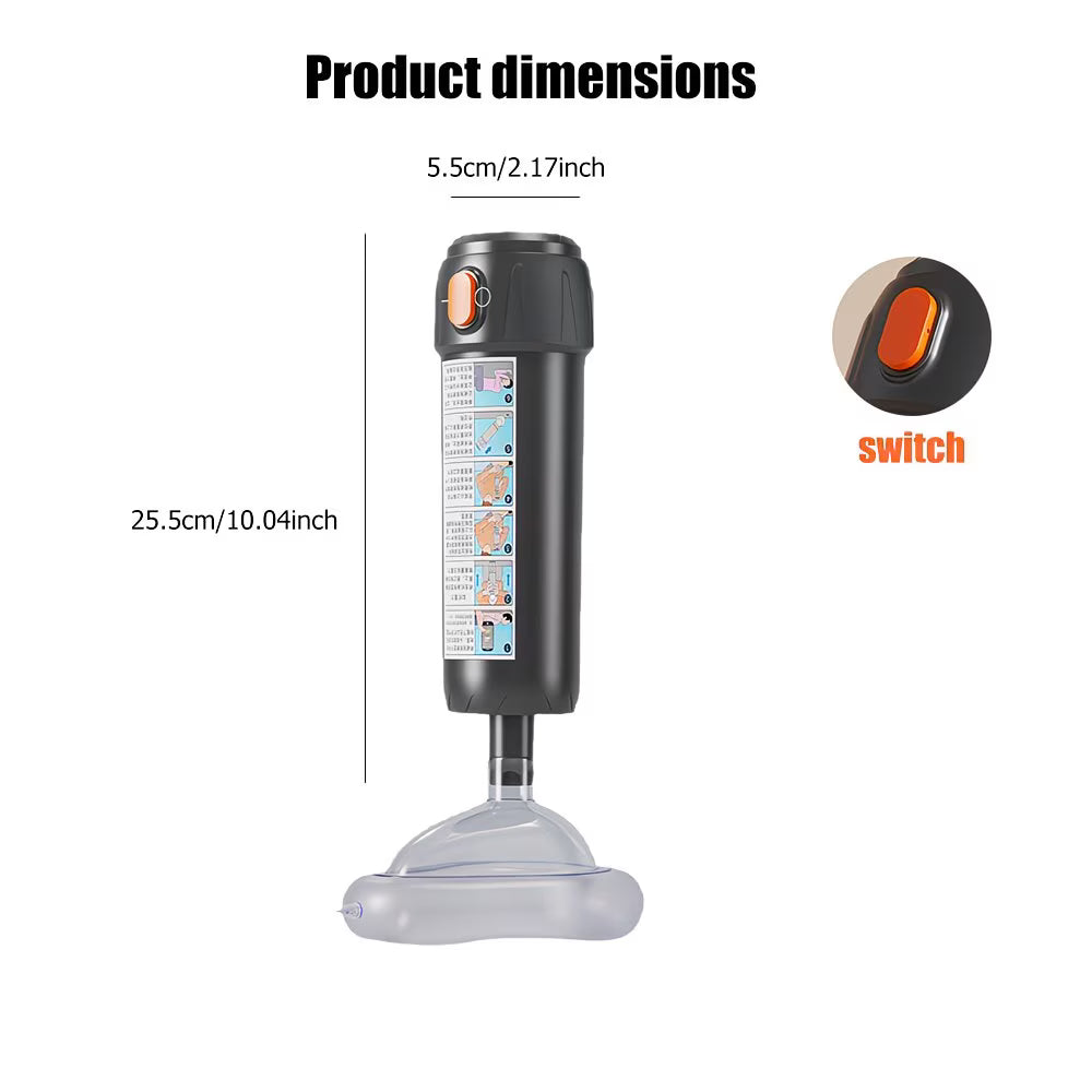 🚨 Anti-Choking Rescue Device with One-Button Operation - 🚨 جهاز إنقاذ ضد الاختناق يعمل بزر واحد