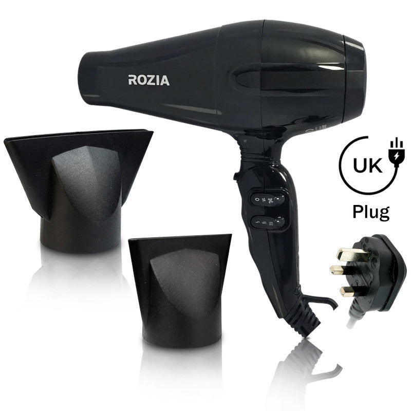 💨✨ Rozia HC-8308 Professional Hair Dryer 8000W – Fast Drying & Salon Styling 💇‍♀️🔥 - 💨✨ مجفف الشعر الاحترافي روزيا HC-8308 بقوة 8000 واط - تجفيف سريع وتصفيف شعر احترافي 💇‍♀️🔥