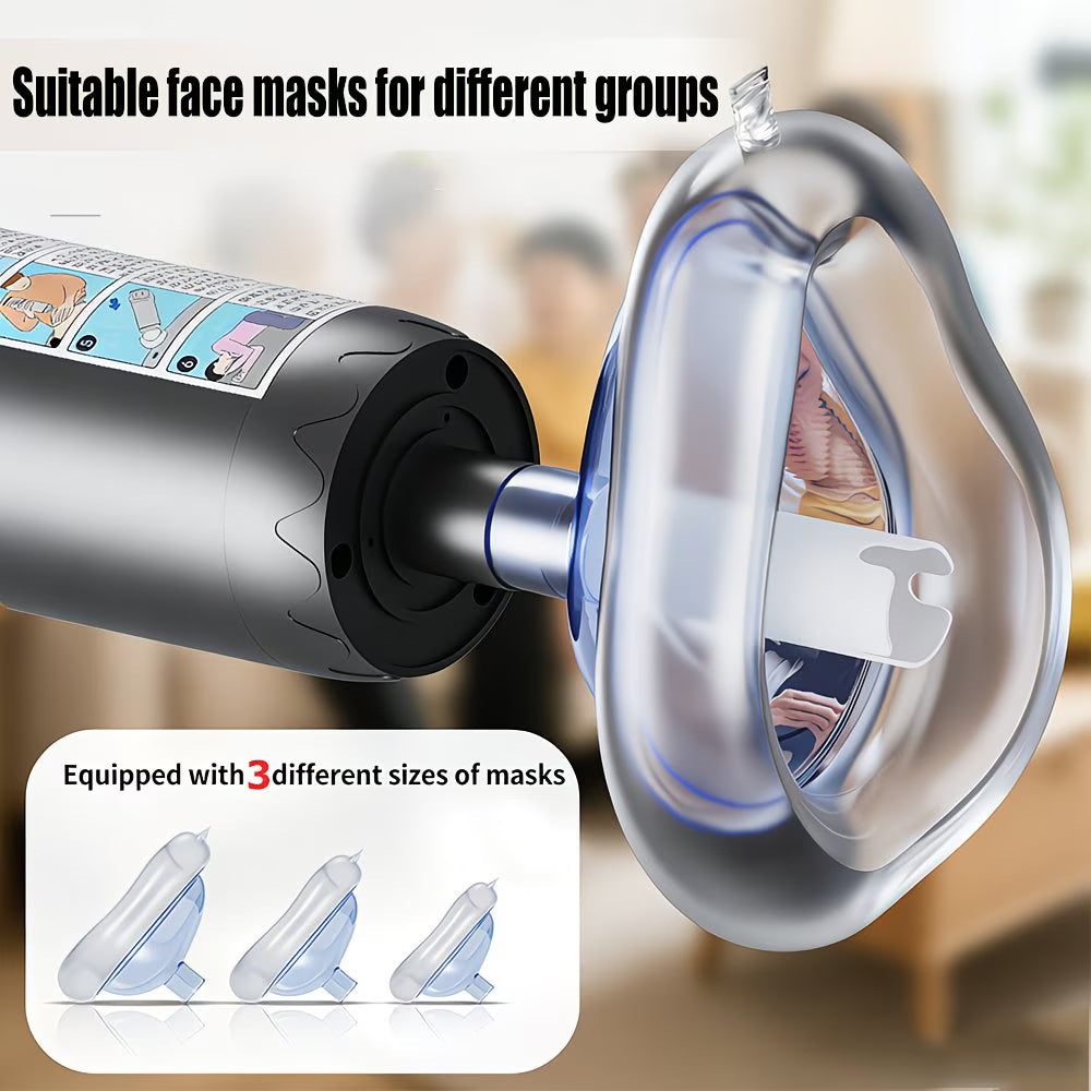 🚨 Anti-Choking Rescue Device with One-Button Operation - 🚨 جهاز إنقاذ ضد الاختناق يعمل بزر واحد