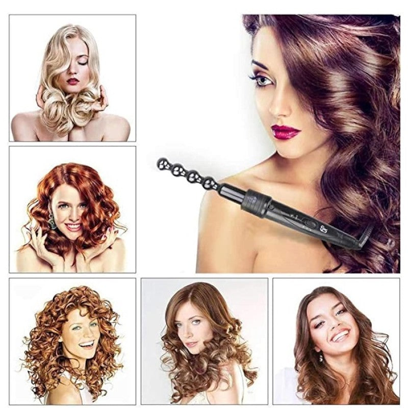 💇‍♀️✨ 4 In 1 Hair Curler & Styling Tool – Curl, Straighten, Wave & Volume Hair Styler 🔥💖 - 💇‍♀️✨ أداة تصفيف الشعر 4 في 1 - لتجعيد الشعر، وتمليسه، ومنحه تموجات، وزيادة كثافته 🔥💖