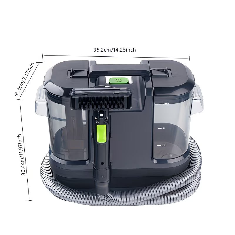 🧼✨ 21KPA Carpet Cleaner Machine – Portable Wet & Dry Vacuum Cleaner for Carpets, Sofas, Rugs & Car Interiors 🚗🏠 -🧼✨ ماكينة تنظيف السجاد بقوة 21 كيلو باسكال - مكنسة كهربائية محمولة للتنظيف الجاف والرطب للسجاد والأرائك والموكيت وداخلية السيارات 🚗🏠