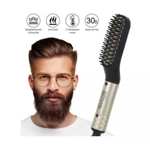 Rozia HR-7110 Beard & Hair Straightening Brush - فرشاة فرد اللحية والشعر روزيا HR-7110