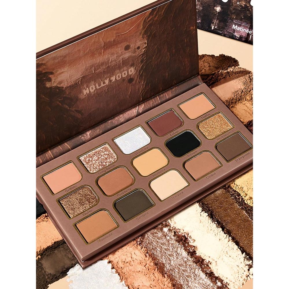 💄 Sheglam Matinee In L.A. 15 Color Eyeshadow Palette - 💄 باليت ظلال العيون Sheglam Matinee In L.A. بـ 15 لونًا