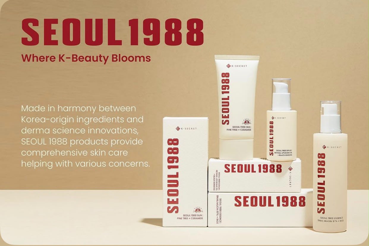 🎉 BUY 3 & SAVE MORE – K-SECRET SEOUL 1988 Complete Korean Skincare Bundle 💖✨