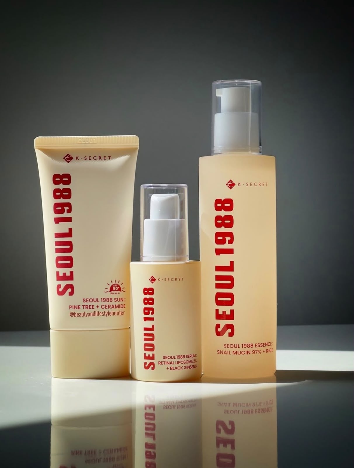 🎉 BUY 3 & SAVE MORE – K-SECRET SEOUL 1988 Complete Korean Skincare Bundle 💖✨
