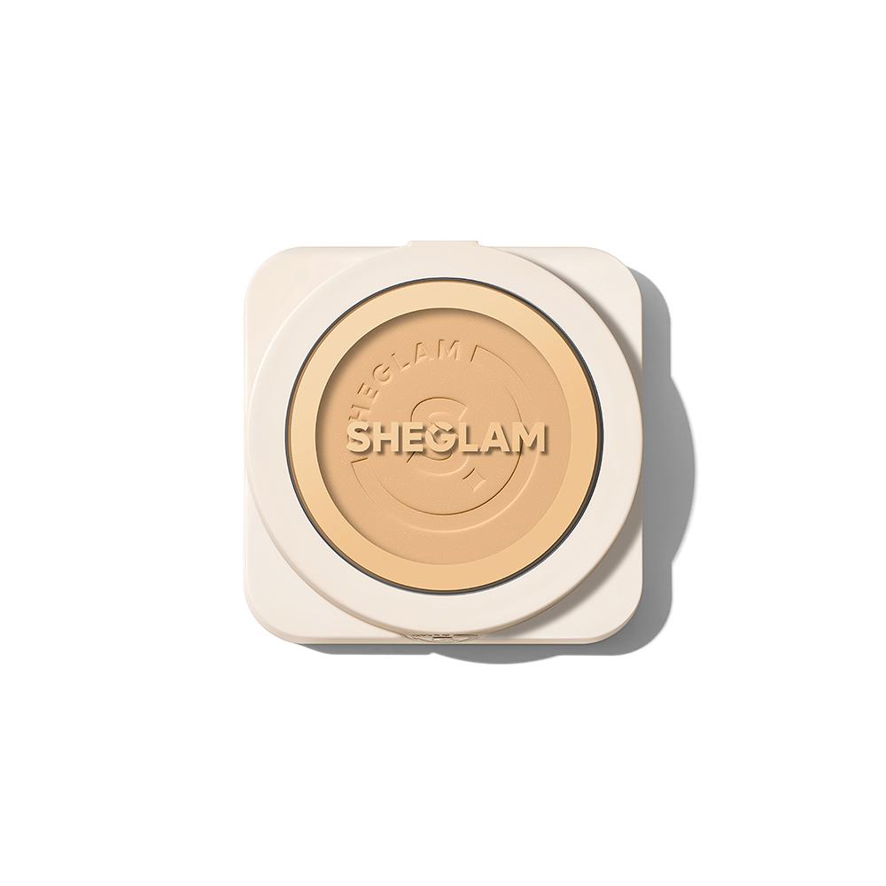 Sheglam Skin-Focus High Coverage Powder Foundation – Shell 💄✨ - بودرة أساس شيغلام سكين فوكس عالية التغطية - لون صدفي 💄✨