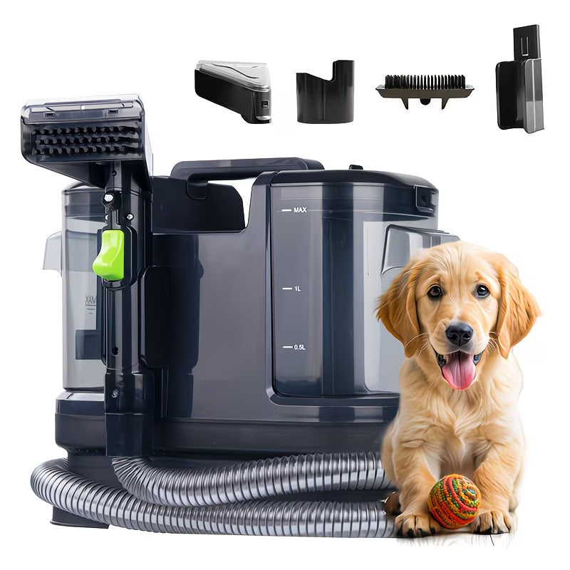 🧼✨ 21KPA Carpet Cleaner Machine – Portable Wet & Dry Vacuum Cleaner for Carpets, Sofas, Rugs & Car Interiors 🚗🏠 -🧼✨ ماكينة تنظيف السجاد بقوة 21 كيلو باسكال - مكنسة كهربائية محمولة للتنظيف الجاف والرطب للسجاد والأرائك والموكيت وداخلية السيارات 🚗🏠