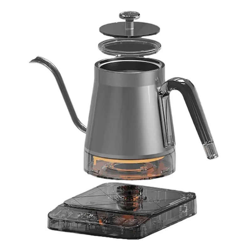 ☕ Precision gooseneck spout for controlled pouring - ☕ صنبور دقيق على شكل عنق الإوزة لصب متحكم فيه