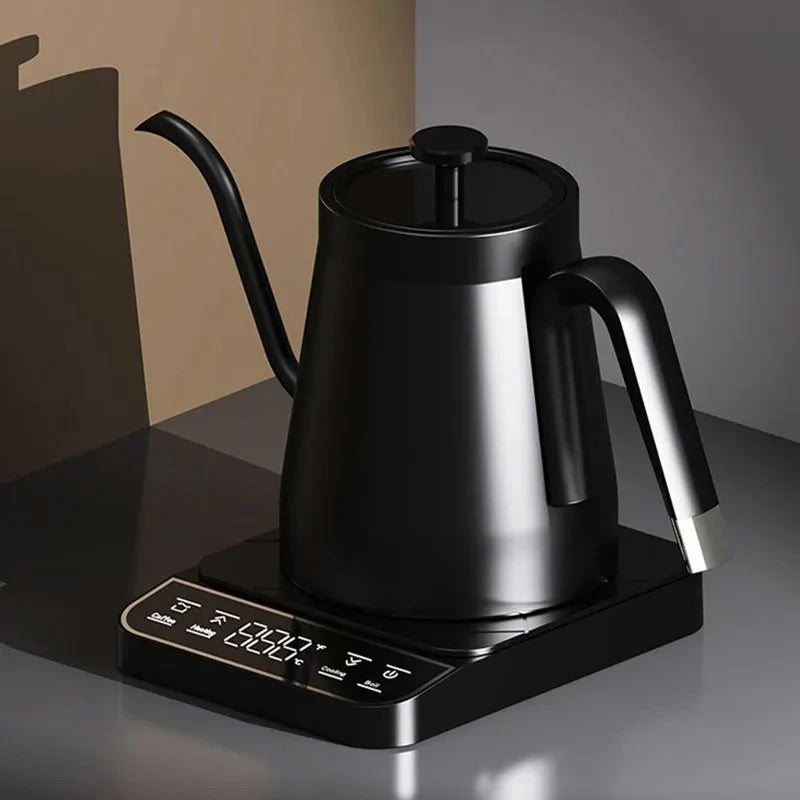 ☕ Precision gooseneck spout for controlled pouring - ☕ صنبور دقيق على شكل عنق الإوزة لصب متحكم فيه