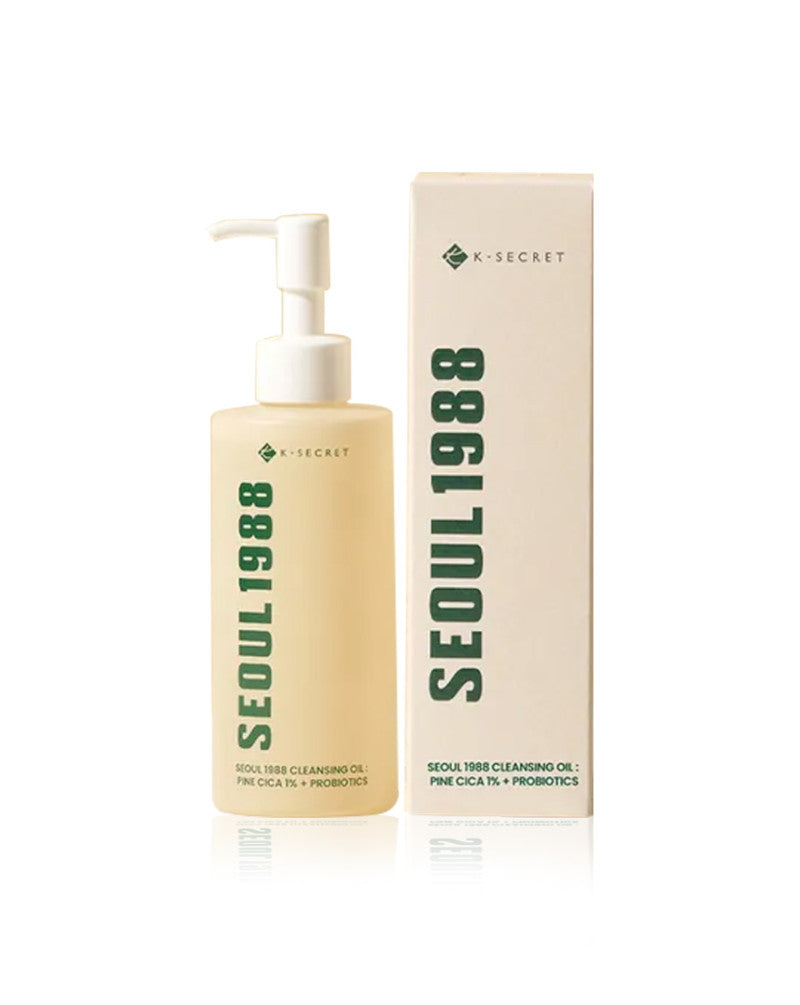 K-Secret Seoul 1988 Cleansing Oil : Pine Cica 1% + With Probiotics 200ml
