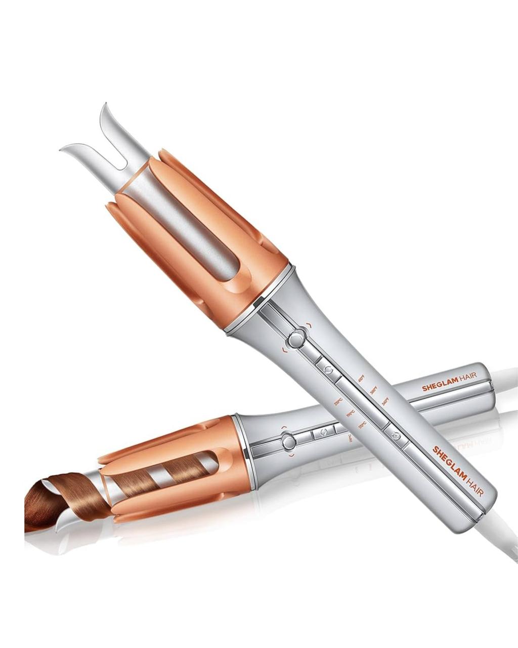 💇‍♀️✨ Sheglam Hair It Curl One Touch Instant Curler 32mm – Automatic Hair Curling Iron 🔥💖 - 💇‍♀️✨ مكواة تجعيد الشعر الأوتوماتيكية Sheglam Hair It Curl One Touch مقاس 32 مم 🔥💖